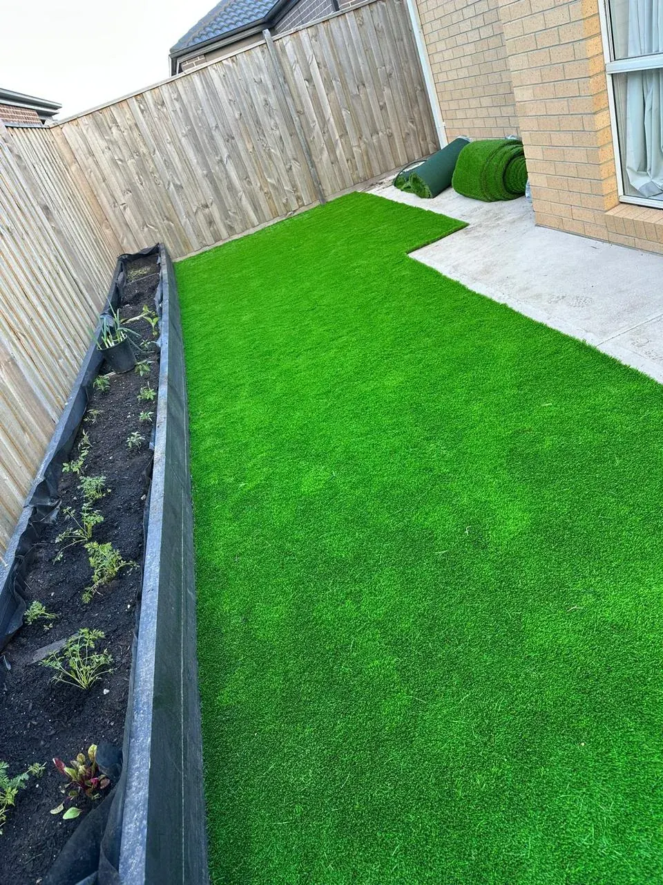 Turf and grass landscaping by G Cheema Landscaping Melbourne